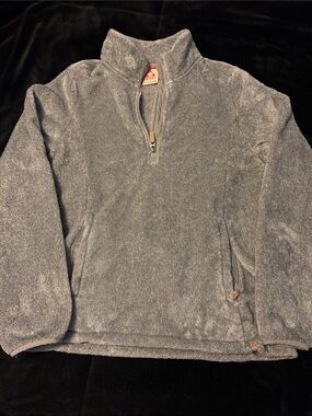 Gerry Soft Gray Quarter-Zip Microfleece Pullover